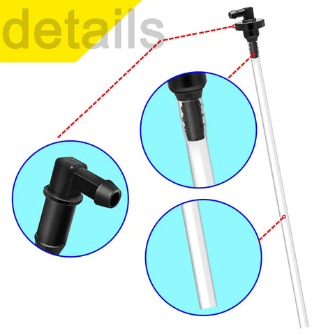 Detailed view of Heavy Duty Riding Lawn Mower Fuel Line Kit With Valve Stems And Bushings Replacement Parts For D Series And LA Series