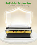 Heavy Duty 18 Inch Hand Wrapping Machine Pro Level Food Film Sealer With Lightning Fast Heat, automatic shut-off feature.