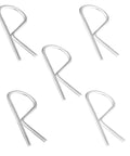 Zinc Plated Sway Control Pin 5 Pack Replacement Pin For Sway Bar 01004 Fits JR Products 01004 Easy Install No Brainer Durable Spare Part Set For Quick Repairs And Replacements; 5 zinc-plated steel pins