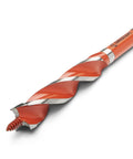 Heavy Duty Wood Auger Drill Bit, 7.5 Inch Long, Three Quarter Inch Diameter, Triple Sharpened High Speed Steel, Deep Flutes For Fast Chip Evacuation