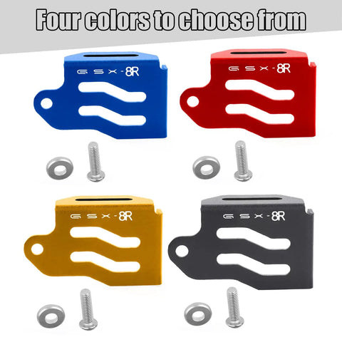 Premium Beefed-Up CNC Aluminum Rear Brake Fluid Reservoir Cover Guard For GSX8R GSX8R 2024 2025 Motorcycle in four colors