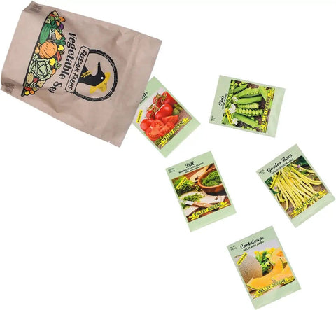43 Assorted Vegetable And Herb Seed Packets Stash With Over 10,000 Seeds Includes Mylar Storage Bag for easy long term storage