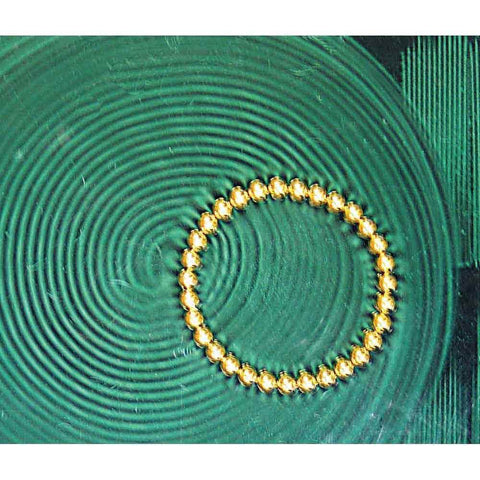 Magnetic Viewing Film For Field Detection, See Magnetic Patterns Visually, 6x6 Inch Sample Size showing magnetic field lines.