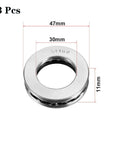 3 pcs thrust ball bearings, 30x47x11 mm, steel, single-row, model 51106