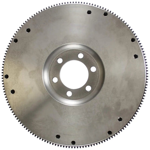 Heavy Duty Clutch Flywheel Replacement Direct Bolt On 1974 1986 Jeep Cherokee Grand Wagoneer J10 J20 6.6L V8 Manual Transmission 164 Tooth close-up view of steel flywheel