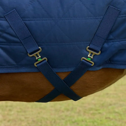 Horse wearing blanket with Surcingle Replacement Rubber Rings for Horse Blankets, Durable No Slip Fastening to Prevent Slips.
