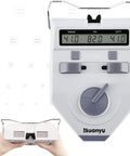 Front view of Next-Level Pupillometer With Adjustable Nose Pad And Brightness Control Pro-Grade Pupil Distance Meter, CE approved