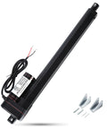 Amazon KM-LINEARTECH 24-inch 12V electric linear actuator with mounting brackets and wiring
