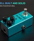 Beefy Crunch Distortion Guitar Effects Pedal Mini Single Type DC 9V True Bypass With Noise Reduction And Pure Signal Aluminum Body