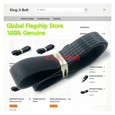 One Piece Heavy Duty 5GT Timing Belt Gear With 10 mm Width Perfect For Models 1180 1190 1210 1225 1250 Robust Synchronous Belt Built Tough For Long Lasting Machine Synchronization And High Strength Performance