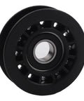 Durable Idler Pulley Replacement for Walk Behind Mowers, Plastic Construction, Close-Up, Fits Most Brands, Easy Install