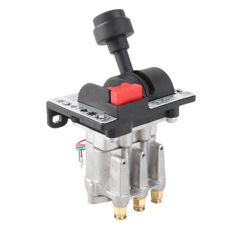 PTO Control Valve AV295 Power Take Off Air Shift Dual Valve for Dump Truck Tipper Hydraulic Hoist System close-up view.