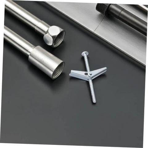 Heavy Duty Wing Nut Toggle Bolt Kit For Drywall Anchoring With 30 Sets Includes Durable Screws And Anchors For Hanging Heavy Stuff Securely And Quickly Today, silver