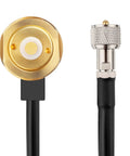 NMO Antenna Cable 15FT Low Loss RG58 Coaxial With Removable UHF PL259 Male Connector For VHF UHF CB Radios