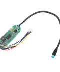 Electric Scooter Dashboard Display Cover For MAX G30 Replacement Parts Durable Metal And Plastic Circuit Board With Crystal Clear Screen Weatherproof For All Weather Rides And Real Time Readouts, close-up of circuit board and wiring.
