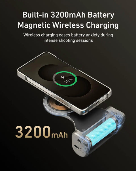 Phone Camera Master Grip Kit For Samsung Galaxy S26 Ultra With Case And 10X Flash 2in1 ND16 Filter 3200mAh Battery and Wireless Charging