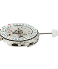 Automatic GMT Watch Movement With Four Hands And 24 Hour Dial Date Disc Replacement For 2813 And 3804 Movements, side view.