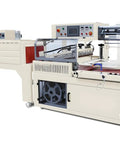 Automatic Electric Heat Shrink Tunnel Wrapping Machine For Bottles And Boxes, featuring a compact design and digital controls.