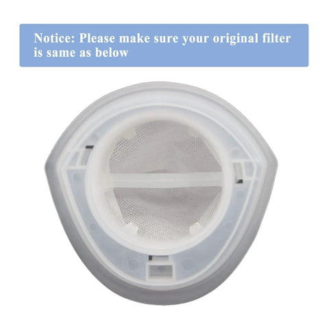 Six Pack EVF100 Vacuum Filter Set Compatible With Black And Decker HNV Series Hand Vacuums Including HNV220B HNV215B HNV115B HHS315J01 BDH7200CHV BDH9600CHV Not For HNVCF10