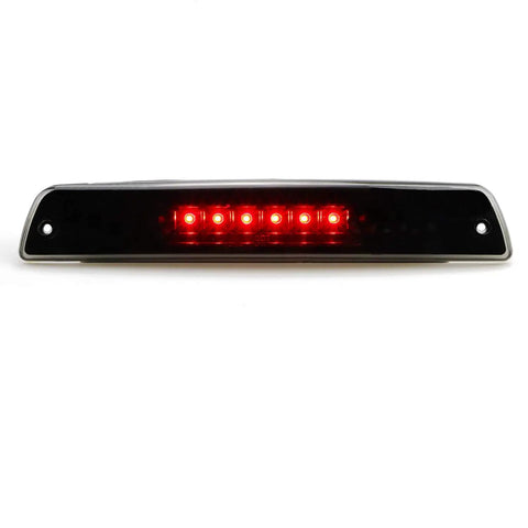 Third Brake Light Replacement For Dodge Ram 1994-2001 High Mount LED Cargo Lamp with Smoke Lens and Black Housing illuminated
