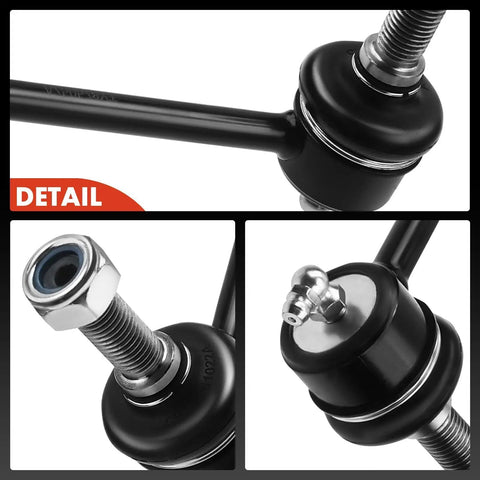 Detailed view of Beefed Up Front Sway Bar Links for Jeep Grand Cherokee 2011-2015 and Dodge Durango, Stabilizer Bar Link Replacement.