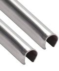 Stainless Steel Patio Door Track Cover For Sliding Glass Doors, Easy Fix For Worn Tracks, Six Feet Long Pack Of Two