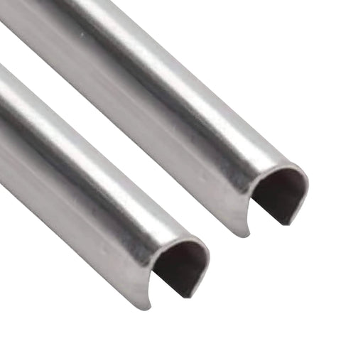 Stainless Steel Patio Door Track Cover For Sliding Glass Doors, Easy Fix For Worn Tracks, Keeps Doors Sliding Smooth Like Butter