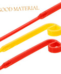 20 Pack Durable Plastic Grass Mower Blades Replacement for Lawn Care and Garden Jobs in red and yellow colors
