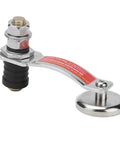 Heavy Duty Magnetic Welding Ground Clamp With Strong Suction And Stable Silicone Insulation For Secure Electronic Projects And Hardware Wiring Tasks That Keep Your Setup Safe And Cool No Sparks Or Heat Problems Here close-up showing the metal base and copper connection.