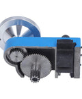 Slide Carriage Replacement Kit for Mini Lathes in aluminum die cast with visible gears, 2.0mm pitch, for 0618, 7x12, 7x14 series.