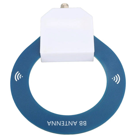 Portable Shortwave Loop Antenna With Adjustable Gain For 9.9kHz To 181MHz Rotatable AM FM SW Reception front view