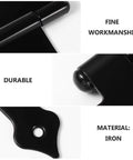 Close-up of Three Piece T Shaped Rustproof Iron Door Hinges Set showing fine workmanship and durable iron material details.