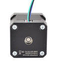 Front view of Nema 17 bipolar stepper motor, 12V 0.4A, 56.7 oz-in/40 Ncm torque
