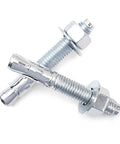 5/16 Inch Wedge Anchor For Concrete, Carbon Steel, Anti Rust Finish, All Thread Design, 30 Piece Pack, Corrosion Resistant Construction