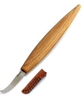 Dead Reliable Wood Carving Hook Knife For Spoon Whittling And Bowl Crafting Single Bevel Razor Sharp High Carbon Steel Blade with wooden handle