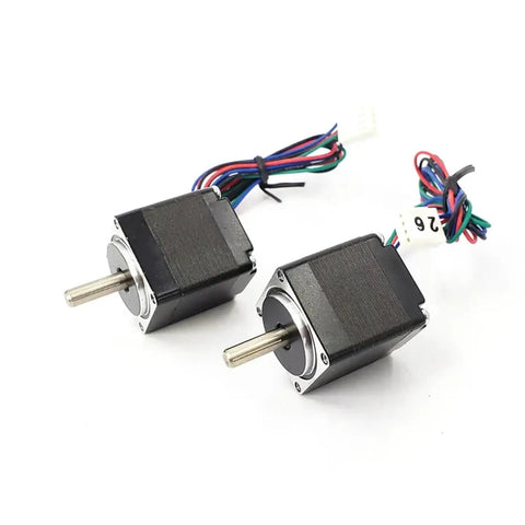 Driver Controller For Nema 8 Stepper Motor 1.4 Ncm 1.8 Degree Micro Stepping 28x28mm Frame 2 Phase 4 Wires 5x16mm Shaft CNC Machine Quiet Slick Precision, black stepper motors with wires