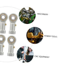 Four Pack PHS6 Rod End Ball Bearings With Female Thread Spherical Plain Bearing Fish Eye Joint for machinery and power tools.