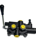 25 GPM 2750 PSI Hydraulic Log Splitter Valve With High Flow Heavy Duty Beefy Three Quarters Inch NPT Ports Auto Return And Float Detent