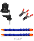 Dual Arm Soldering Tool With Flexible Arms PCB Holder Nonslip Base Helping Hands Clamp For Jewelry Electronics And Workshop Projects