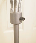 Installed black knob from the 4-Pack Lamp Rotary Power Switch Knobs Aluminum Build Durable Replacement Parts In Black Or Silver for Smooth, Precise Lamp Control and Quick Swap Great for DIY Installations.
