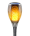 Solar Torch Light With Flickering Flame For Outdoor Yards And Gardens Large IP65 Waterproof Tiki Torches For Pathways