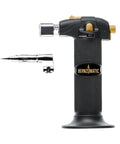Compact Butane Torch Kit With Adjustable Precision Flame Built In Igniter Spark Ready Solder Tip Tiny Detail Torch Handy Black Small