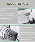 MXJCKSOQ 3.5 inch Recessed Lighting Kit Fixture 7W,10W,15W,20W 4000KLED Downlights showing a stable buckle and thickened radiator design.