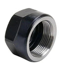 Heavy Duty Er11 Collet Chuck Nut Kit Four Piece Precision Machined Clamping Hardware For Milling Machines Lathes And Shop Tooling With Rock Solid Grip And High Hardness Build Quality, close-up of nut with threaded interior.