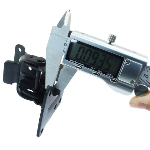 Measuring Top Rated 4 Pack Tough As Nails 180 Degree Self Locking Folding Brackets For RVs And Food Trucks Heavy Duty Steel Hinges.