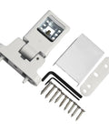 Heavy Duty Zinc Alloy Flag Hinge For Left Or Right Swing Installation Smooth Operation Built Tough with screws and tools.