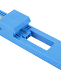 Close-up of Heavy Duty Circular Saw Base Guide Rail With Adjustable Clamp For 4 To 6 Inch Saws made of durable ABS plastic.