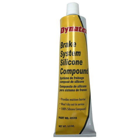 Dynatex Brake System Silicone Lubricant Compound 5.3 Oz Tube For Auto And Marine Use Pro Grade Formula Prevents Squeaks And Wear