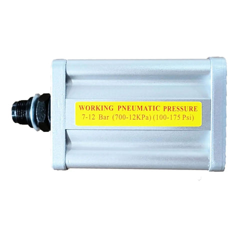 AP1003 Square Compressed Air Motor For Pneumatic Hydraulic Pumps Beefy Industrial Power Unit with pressure label visible.