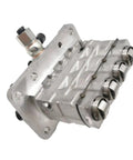 Heavy Duty Fuel Injection Pump For Shibaura Ism N844 Engine Sba131011010 aluminum component with hoses and fittings.